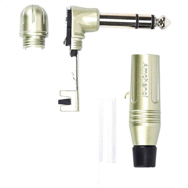 Encontraproduto.com.br - Cabo P10 X P10, L, 90º Graus, Estéreo Amphenol - 15 Metros