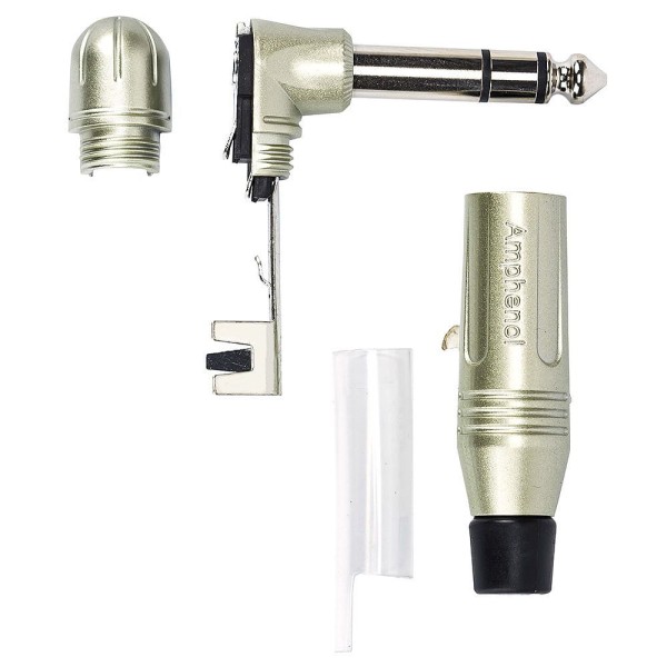 Encontraproduto.com.br - Cabo P10 X P10, L, 90º Graus, Estéreo Amphenol - 15 Metros