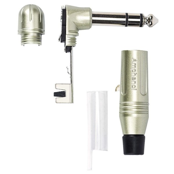 Encontraproduto.com.br - Cabo P10 90º Graus Para P10, Estéreo Amphenol - 20 Metros