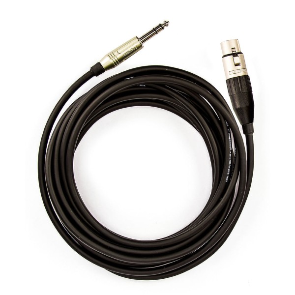 Encontraproduto.com.br - Cabo de Microfone P10 Estereo para XLR Femea Amphenol - 3 Metros