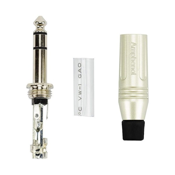 Encontraproduto.com.br - Cabo de Microfone P10 Estereo para XLR Femea Amphenol - 3 Metros