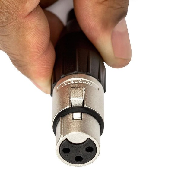 Encontraproduto.com.br - Cabo de Microfone P10 Estereo para XLR Femea Amphenol - 4 Metros