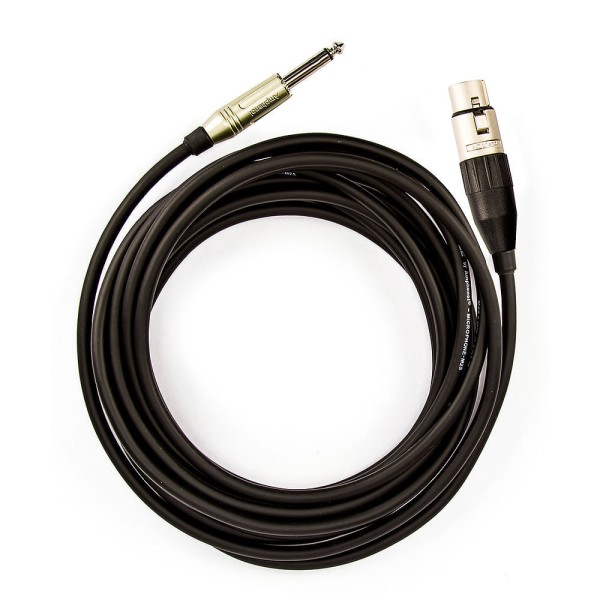 Encontraproduto.com.br - Cabo de Microfone P10 Mono para XLR Femea Amphenol - 30 Metros