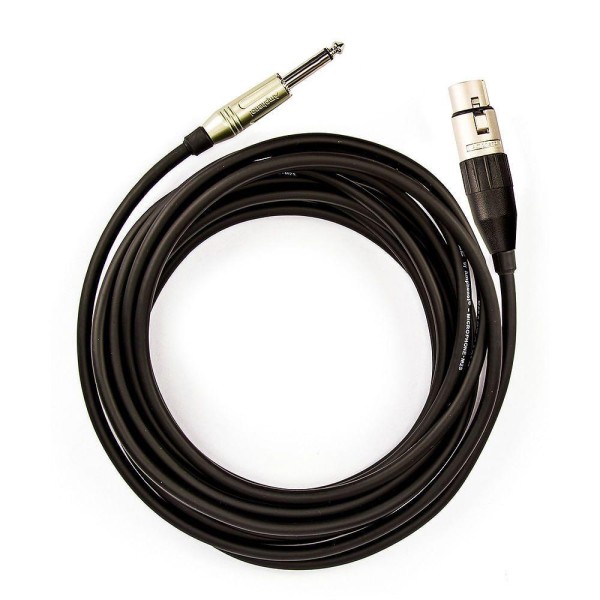 Encontraproduto.com.br - Cabo de Microfone P10 Mono para XLR Femea Amphenol - 30 Metros