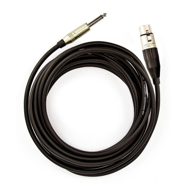 Encontraproduto.com.br - Cabo De Microfone P10 Mono Xlr Femea Amphenol - 15 Metros