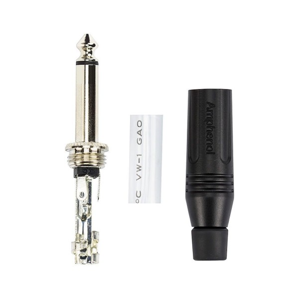 Encontraproduto.com.br - Cabo P10 Para P10 Mono Black Amphenol - 20 Metros