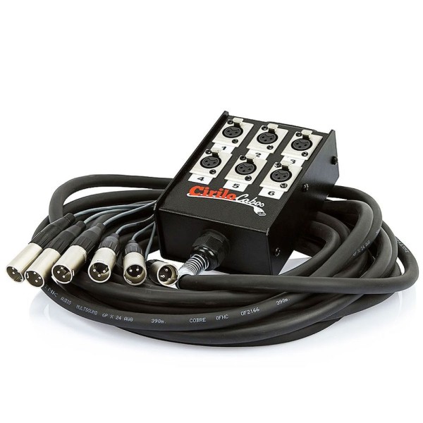 Encontraproduto.com.br - Medusa 6 Vias Montada Com Conectores Santo Angelo - 80 Mt