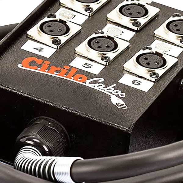 Encontraproduto.com.br - Medusa 6 Vias Montada Com Conectores Santo Angelo - 80 Mt