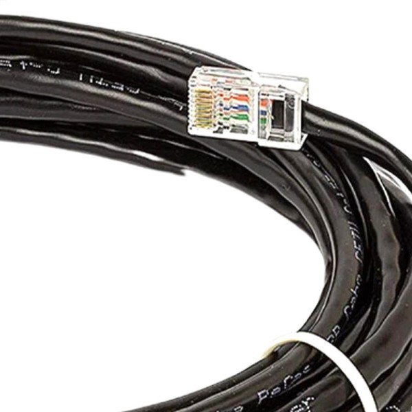 Encontraproduto.com.br - Cabo De Rede Cat5e Montado Preto - 3 Metros