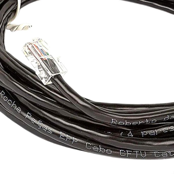 Encontraproduto.com.br - Cabo De Rede Cat5e Montado Preto - 3 Metros
