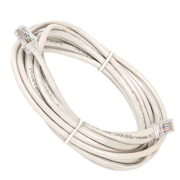 Encontraproduto.com.br - Cabo De Rede Cat5e Montado Branco - 40 Metros