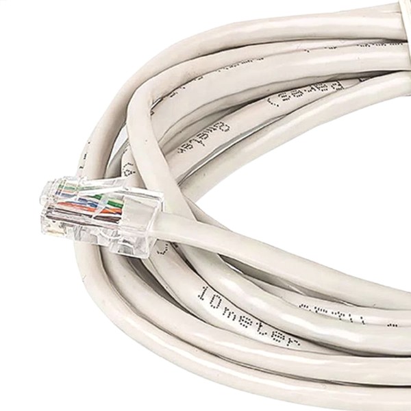 Encontraproduto.com.br - Cabo De Rede Cat5e Montado Branco - 40 Metros