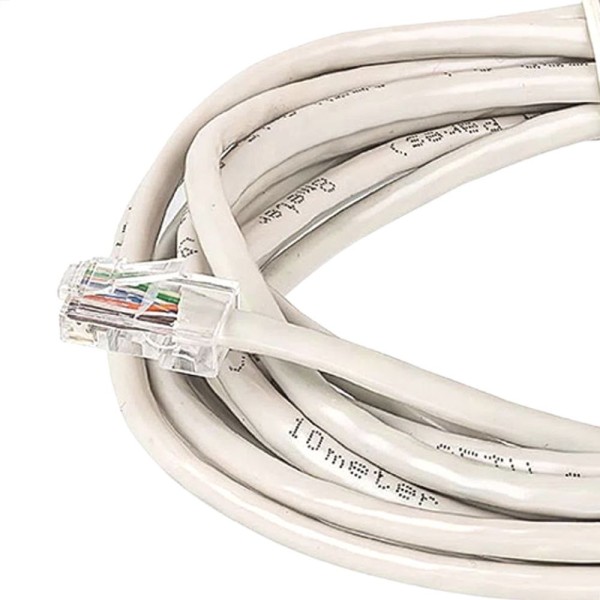 Encontraproduto.com.br - Cabo De Rede Cat5e Montado Branco - 40 Metros