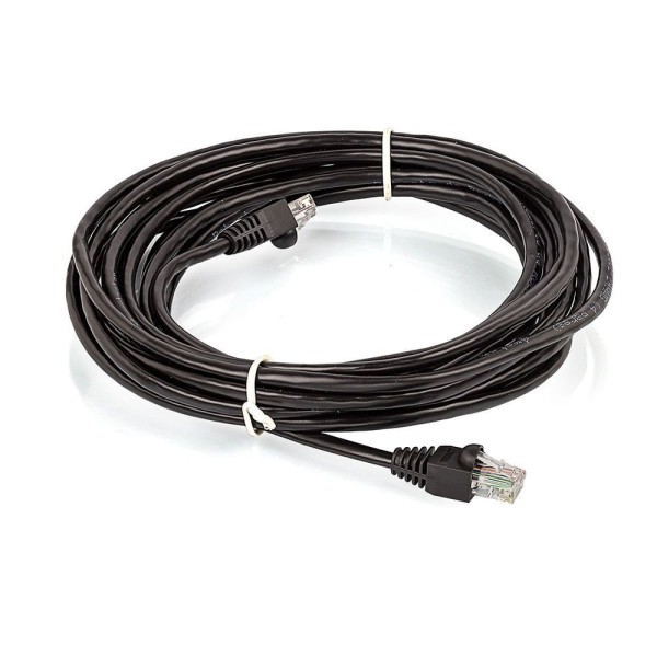 Encontraproduto.com.br - Patch Cord Cat5e Montado Preto - 100 Metros