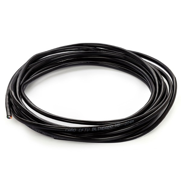 Cabo de Rede Blindado Cat5e Preto - 40 Metros