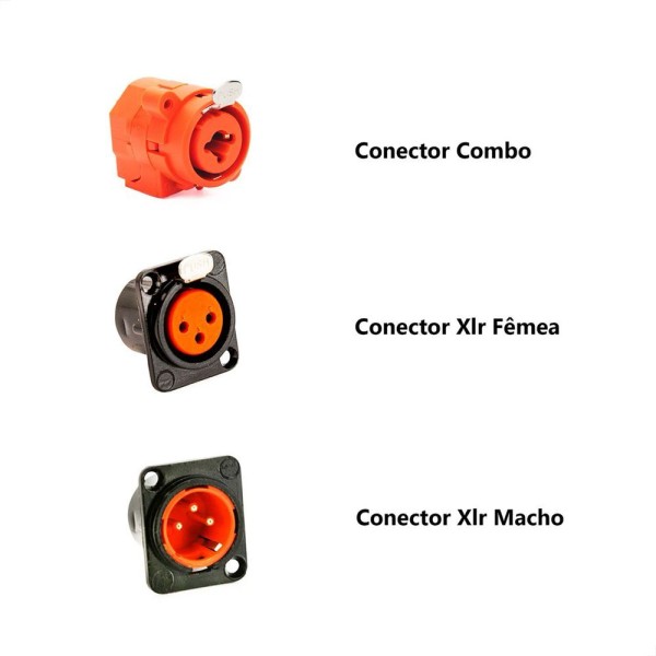 Encontraproduto.com.br - Medusa 6 Vias Montada Com Conectores Profissionais 35 Metros