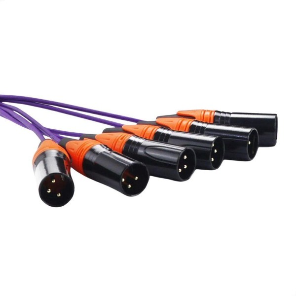 Encontraproduto.com.br - Medusa Multisom 6 Vias Conectores Xlr Neutrik - 45 Metros