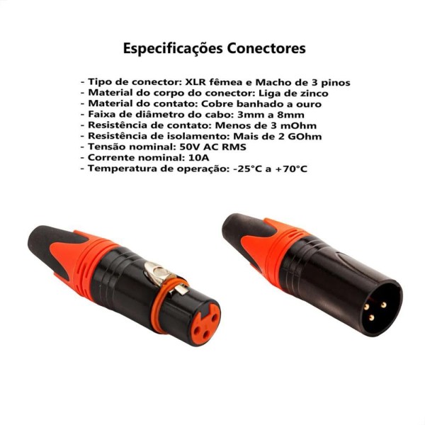 Encontraproduto.com.br - Medusa Multisom 6 Vias Conectores Xlr Neutrik - 45 Metros