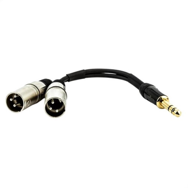 Cabo P10 Estereo Para 2 Xlr Macho - 1 Metro
