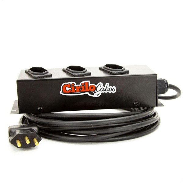 Encontraproduto.com.br - Extensão Cabo Pp 3x1,50 De 3 Tomadas 10a - 10 Metros