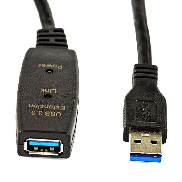 Encontraproduto.com.br - Extensão Usb 3.0 Ativo - 15 Metros - Kit Com 5