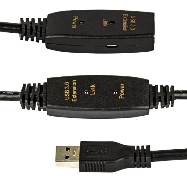 Encontraproduto.com.br - Extensão Usb 3.0 Ativo - 15 Metros - Kit Com 5