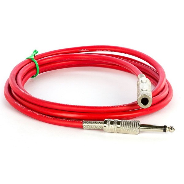 Encontraproduto.com.br - Extensão P10 Mono, Vermelho, 1 Mt - Cirilo Cabos