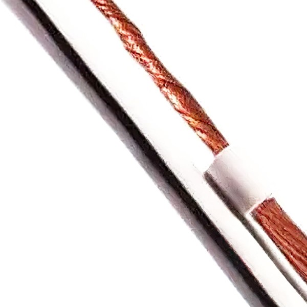 Encontraproduto.com.br - Cabo Polarizado Externo Para Áudio 2x0.20 - Branco 3 Metros