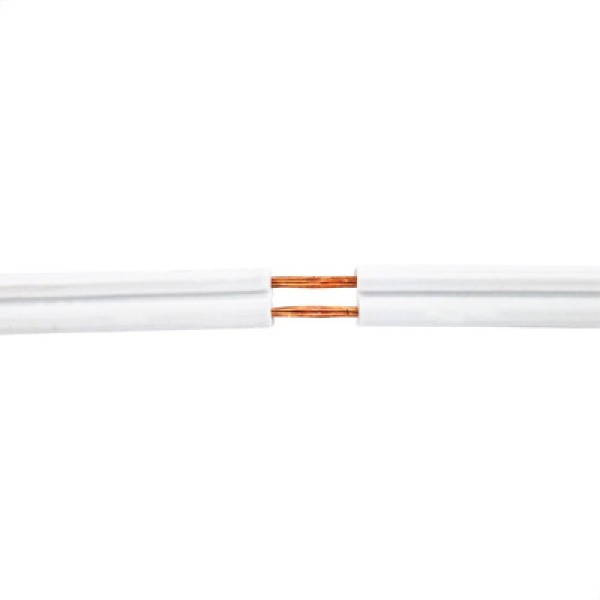 Encontraproduto.com.br - Cabo Polarizado Externo Para Áudio 2x0.20 - Branco 3 Metros