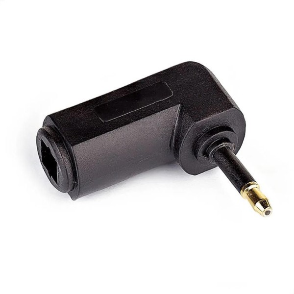 Encontraproduto.com.br - Adaptador Óptico Toslink 90º Graus - Kit Com 10