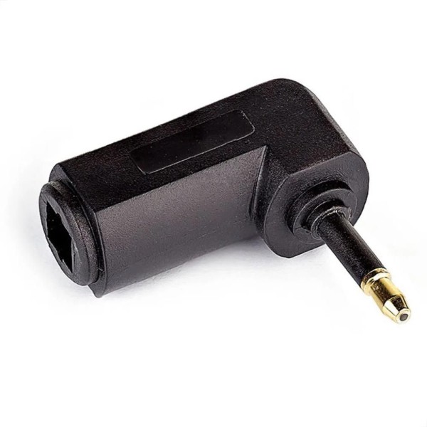 Encontraproduto.com.br - Adaptador Óptico Toslink 90º Graus - Kit Com 10