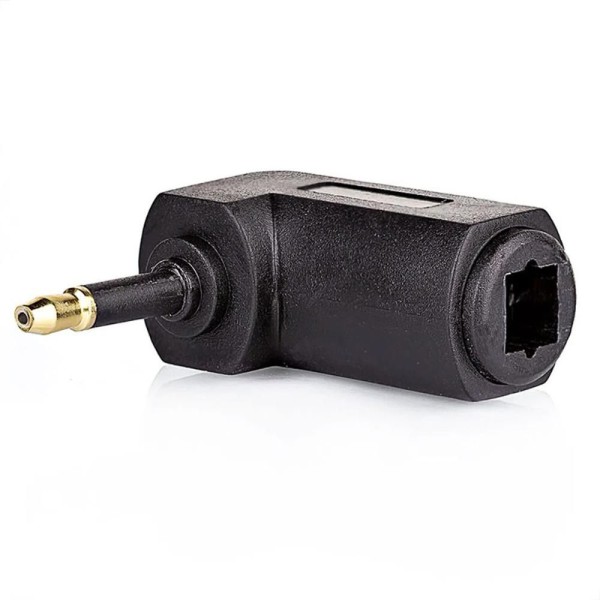 Encontraproduto.com.br - Adaptador Óptico Toslink 90º Graus - Kit Com 10