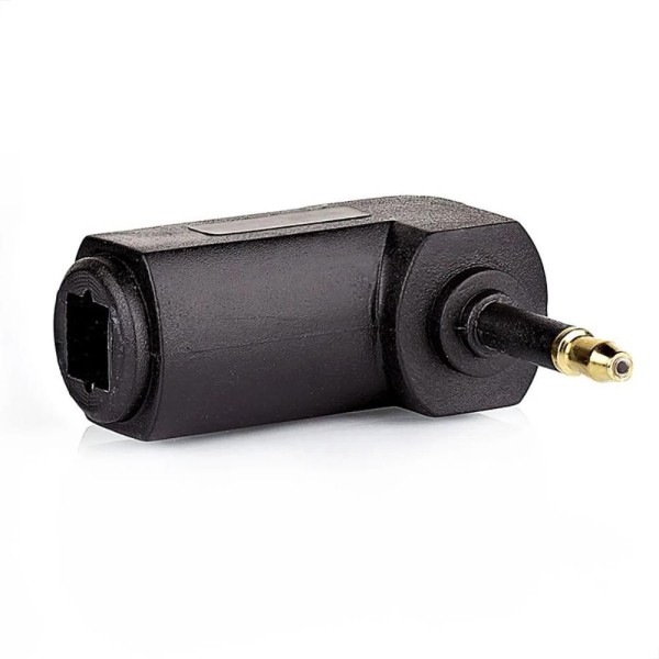 Encontraproduto.com.br - Adaptador Óptico Toslink 90º Graus - Kit Com 10