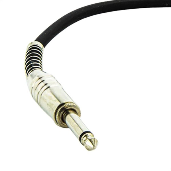 Encontraproduto.com.br - Cabo Adaptador P10 90° Mono - para 1 P10 180° Mono - 70 Metros