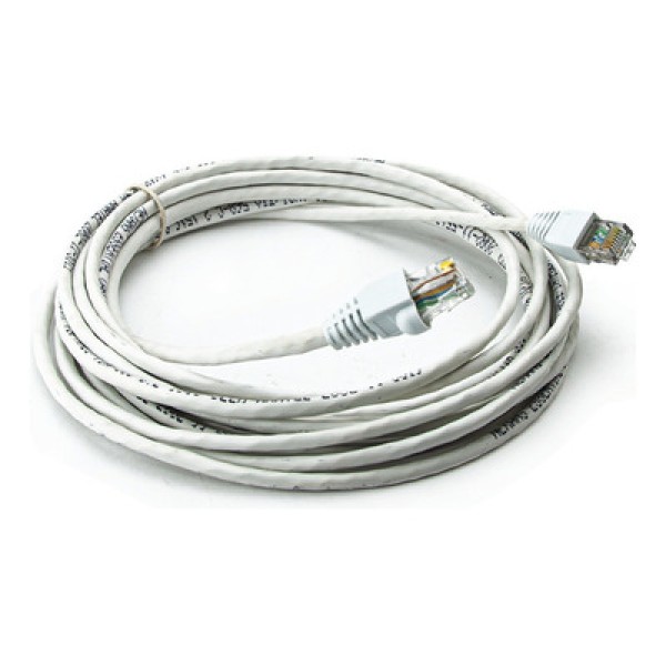 Cabo de Rede Nexans Cat5e Montado Branco - 4 Metros