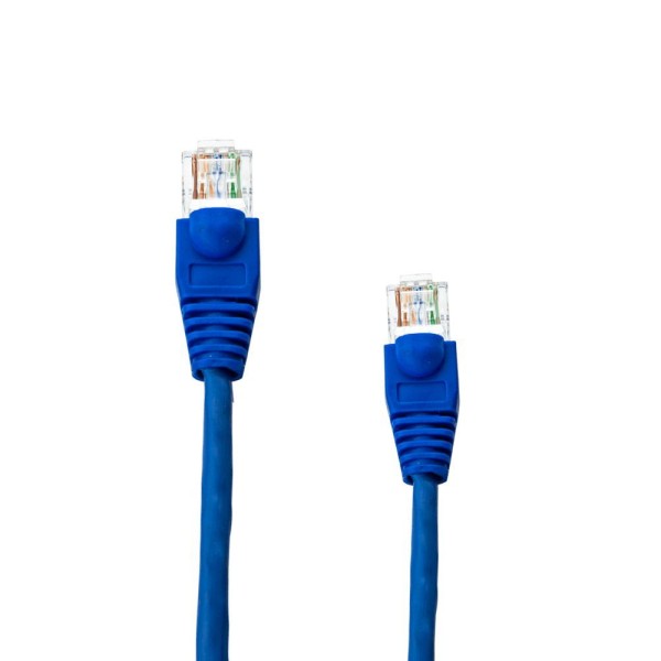 Encontraproduto.com.br - Cabo de Rede Nexans Cat5e Montado Azul - 80 Metros