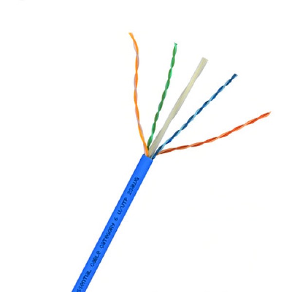 Cabo de Rede Nexans Cat5e Montado Azul - 90 Metros