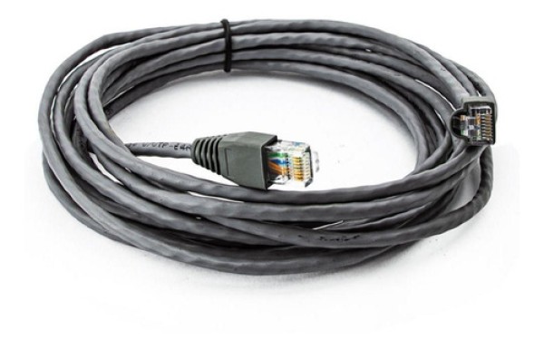 Cabo De Rede Nexans Cat5e Montado Cinza - 5 Metros