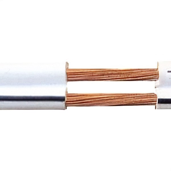 Encontraproduto.com.br - Cabo Polarizado Externo 2x1.50 - Branco 2 Metros