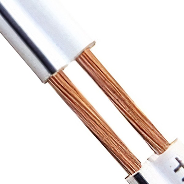 Encontraproduto.com.br - Cabo Polarizado Externo 2x1.50 - Branco 2 Metros