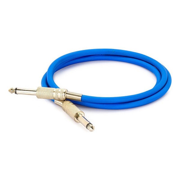 Encontraproduto.com.br - Cabo P10 para P10 Mono - Azul 15 Metros