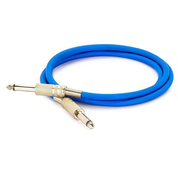 Encontraproduto.com.br - Cabo P10 para P10 Mono - Azul 20 Metros