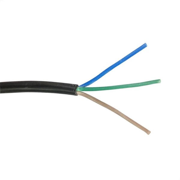 Encontraproduto.com.br - Cabo Pp 3x2,50 Mm Elétrico Flexível Preto - 3 Metros