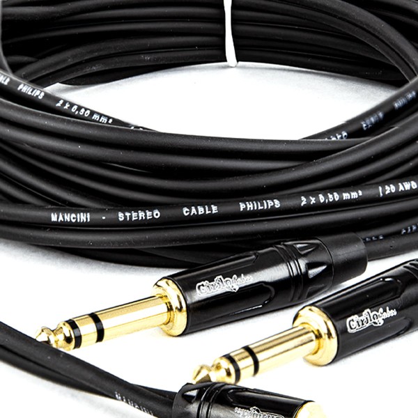 Encontraproduto.com.br - Cabo Adaptador P2 Para 2 P10 Estéreo - 8 Metros