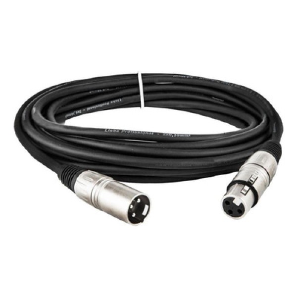 Encontraproduto.com.br - Cabo Xlr Macho X Xlr Balanceado Profissional - 40 Metros