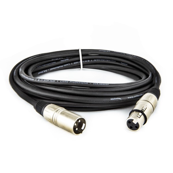 Cabo XLR Macho x XLR Balanceado Profissional - 15 Metros