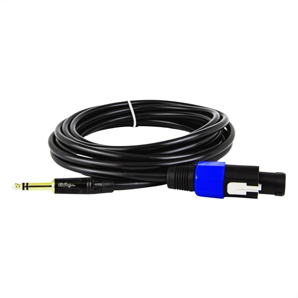 Encontraproduto.com.br - Cabo P10 Mono Para Speakon - 2 Metros
