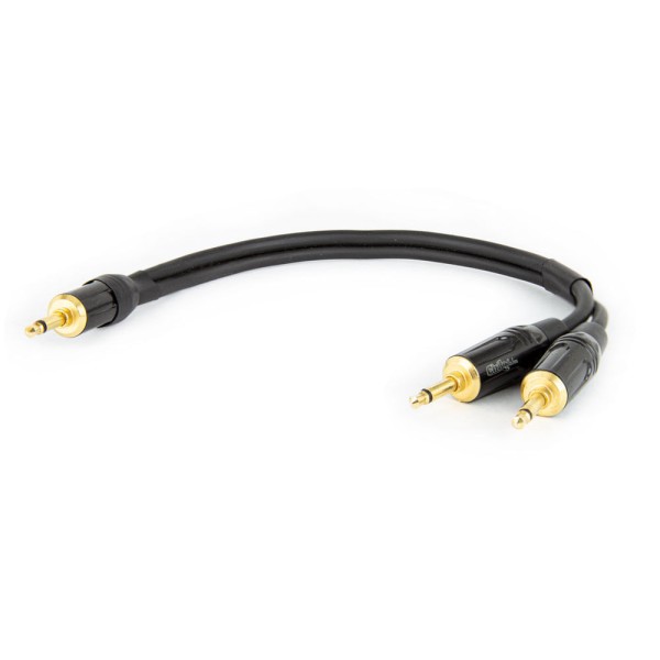 Encontraproduto.com.br - Cabo Adaptador P2 Mono Para 2 P2 Mono - 1,5 Metro
