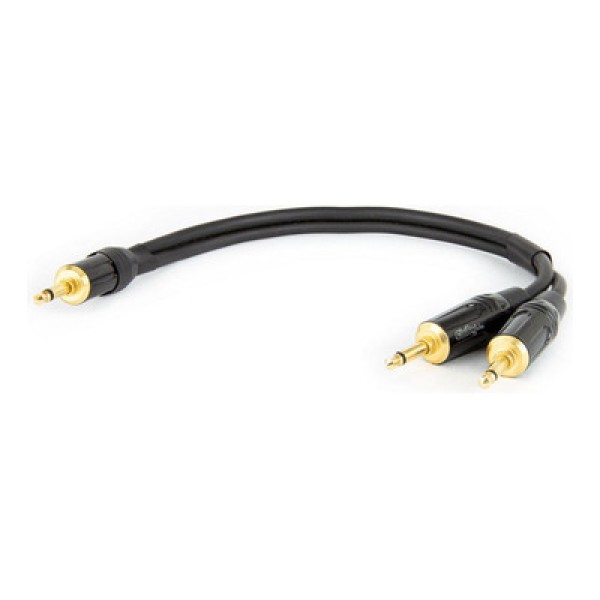 Encontraproduto.com.br - Cabo Adaptador P2 Mono Para 2 P2 Mono - 1,5 Metro