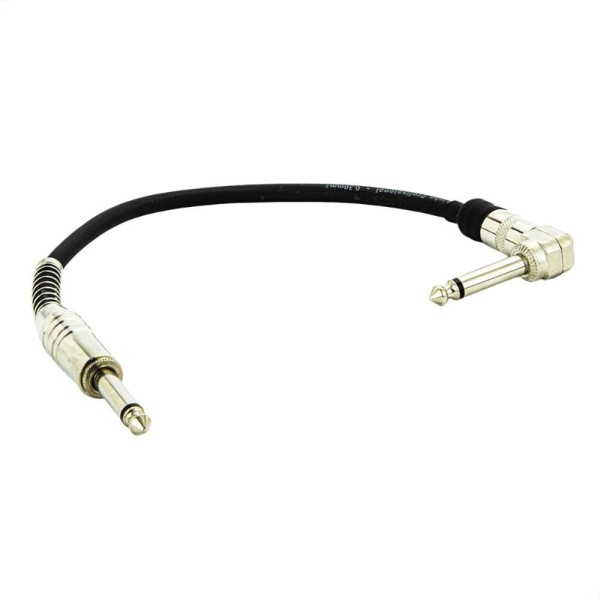 Encontraproduto.com.br - Cabo Adaptador P10 90° Mono - para 1 P10 180° Mono - 35 Metros